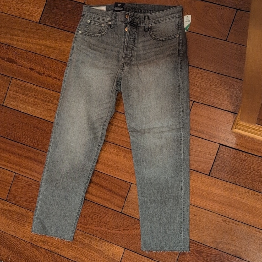 GAP Women's Classic Gray Straight Jeans